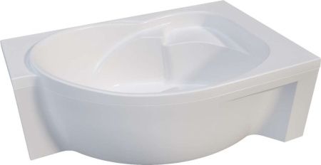 Ванна акриловая 1MarKa Ergonomika 01эрг17511п 180х110 пристенная асимметричная без каркаса