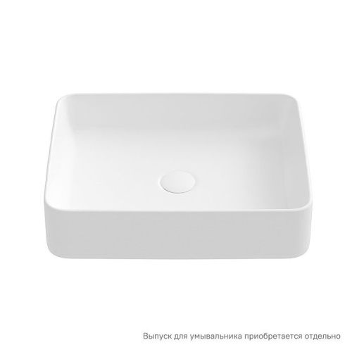 Раковина из сантехнического фарфора IDDIS Slide SLIWM02i27 36х47 накладная цвет белый без отверстий под смеситель - фото 2
