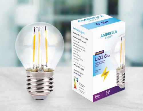 Лампа светодиодная филаментная Ambrella Light Filament (Филамент) 203915 - фото 3
