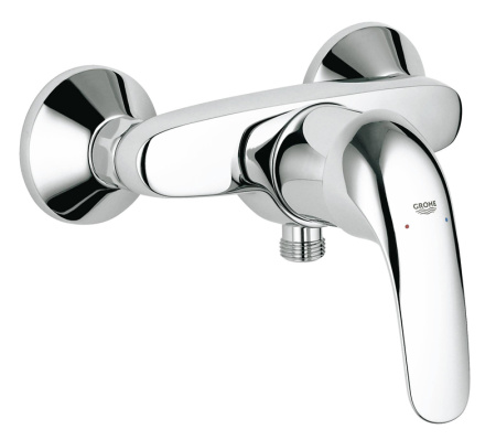 Смеситель Grohe Euroeco 32740000 настенный хром без термостата