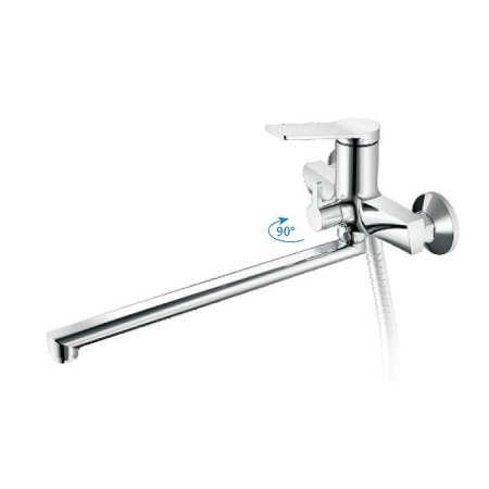 Cмеситель для ванны и душа Haiba HB22572 настенный хром