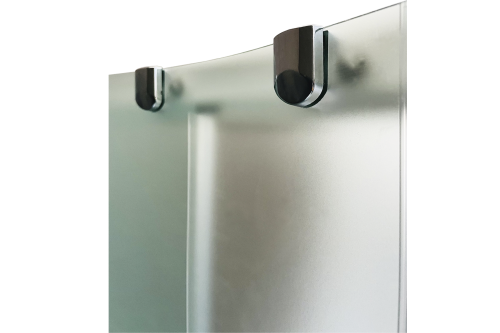 Душевой уголок Royal Bath BK RB90BK-C 90х90 стекло матовое профиль белый - фото 4
