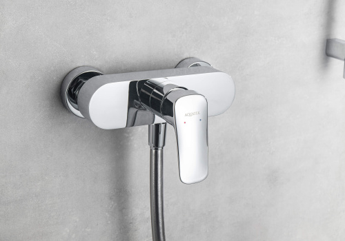 Комплект смесителей Aquatek ВЕГА AQ1034CR настенный хром - фото 4