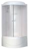 Душевая кабина Royal Bath ВК RB100BK6-WC 100х100 четверть круга с крышей