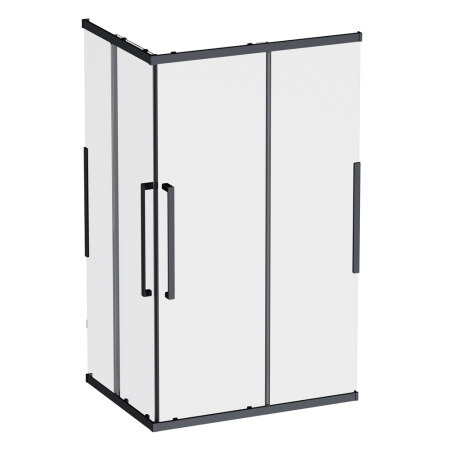 Душевой уголок Am.Pm Func W84G-403-12090-BТ 118х88 стекло прозрачное профиль черный матовый без поддона