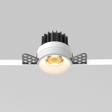 Светильник встраиваемый Maytoni Technical Round DL058-7W2.7K-TRS-W