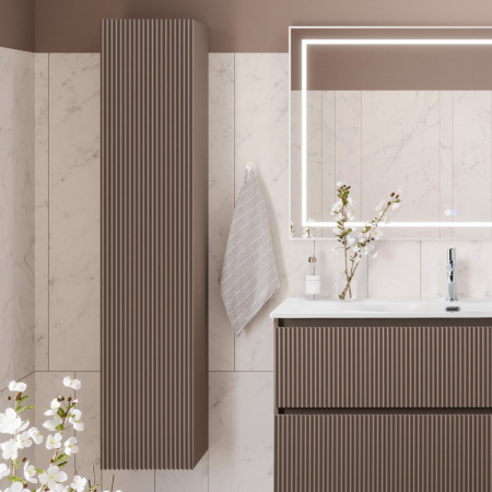 Шкаф-пенал BelBagno UNO UNO-1600-1A-SC-СO 30х160 подвесной цвет бежевый