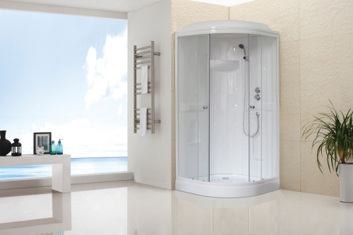 Душевая кабина Royal Bath HK RB90HK1-T 90х90 четверть круга с крышей - фото 2