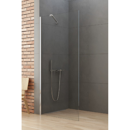 Душевая перегородка New Trendy NEW SOLEO Chrome K-0459 90х195 стекло прозрачное профиль хром глянцевый - фото 2 Душевая перегородка New Trendy NEW SOLEO Chrome K-0459 90х195 стекло прозрачное профиль хром глянцевый - фото 2
