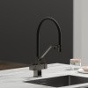 Смеситель для кухни Sancos Loro SC4007GG на мойку вороненая сталь/черный
