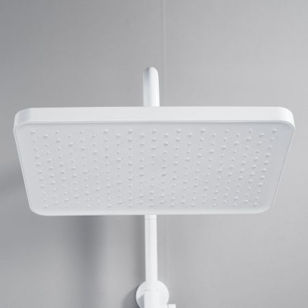 Душевая стойка Raffine F3699C настенная цвет белый