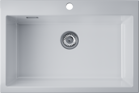 Кухонная мойка Omoikiri Omishima 76 4997483 75х20 цвет белый поверхность глянцевая