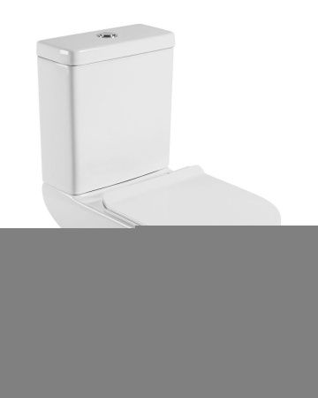 Унитаз напольный с бачком Agger AT03000 белый с сиденьем микролифт безободковый смыв торнадо