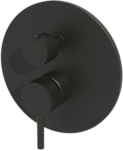 Смеситель для душа Paffoni Light LIG019NO встраиваемый в стену черный без термостата