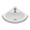 Раковина из сантехнического фарфора Santeri Радиан 131309S0010B0 50х40 подвесная цвет белый 1 отверстие под смеситель