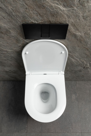 Чаша унитаза подвесная Allen Brau Priority Tornado 4.31008.20 цвет белый без сиденья безободковая душевой смыв