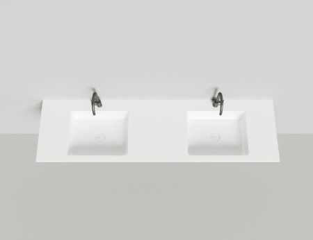 Раковина из искусственного камня S-Stone Salini ONDA 1402202MF 180х50 встраиваемая цвет белый