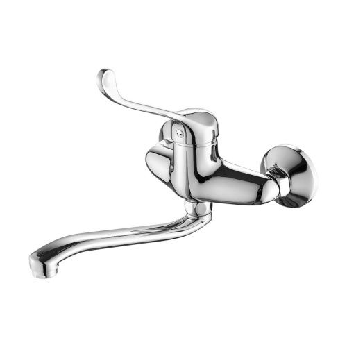 Смеситель для раковины Fashun A4654 настенный хром - фото 2