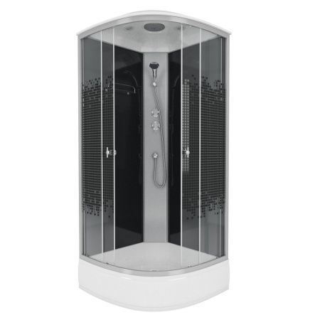 Душевая кабина Niagara Eco 3504 90х90 четверть круга с крышей ориентация универсальная