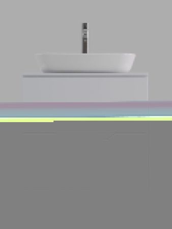 Тумба с раковиной Orange Line Li-60TuwMDF+B07-500W 60х50 подвесная цвет белый