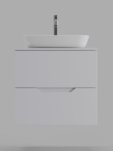 Тумба с раковиной Orange Line Li-60TuwMDF+B07-500W 60,5х46х68 - фото 3