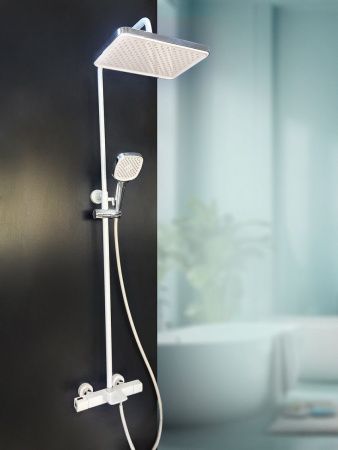 Душевая стойка AltroBagno Diretto AltroBagnoDirertto030413Bi настенная цвет белый