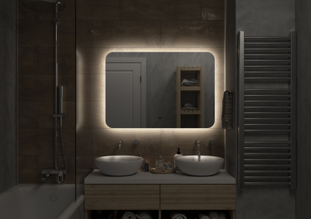 Зеркало Continent Burzhe ЗЛП398 100х70 подвесное