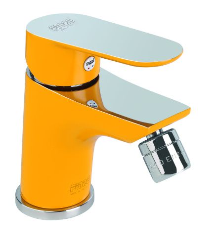 Смеситель Fiore 81YX8130 на биде хром/желтый - фото 2