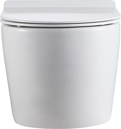 Унитаз подвесной Logan 00261951 белый с сиденьем микролифт безободковый каскадный смыв