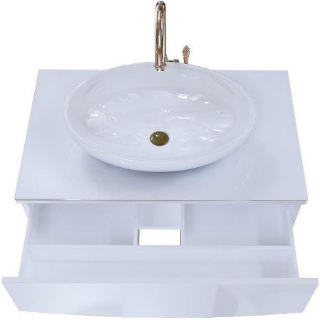 Тумба под раковину 1MarKa Nega Ц0000002812 60х50 подвесная цвет белый