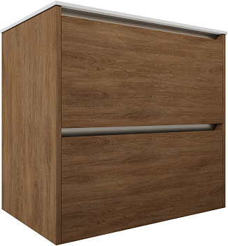 Тумба под раковину Allen Brau Activity 1.34011.NO 70х46х65 подвесная цвет зеленый/темное дерево