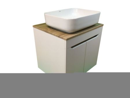 Тумба с раковиной Sintesi STL.W7024_SIN-LVB-APP-409 60х60 подвесная цвет коричневый