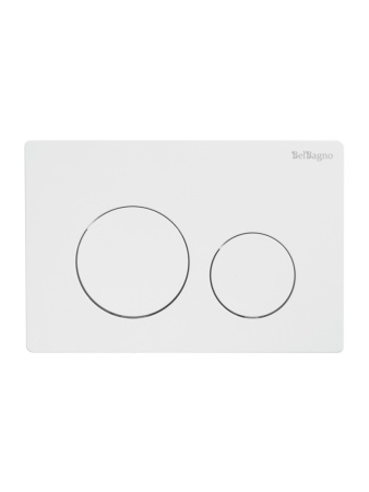 Клавиша смыва механическая BelBagno  BB-03C-BL цвет белый глянцевый