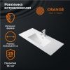 Раковина из сантехнического фарфора Orange B03-1000w 100х50 встраиваемая цвет белый
