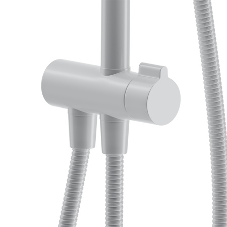 Душевая стойка Damixa Jupiter 977000200 настенная цвет белый