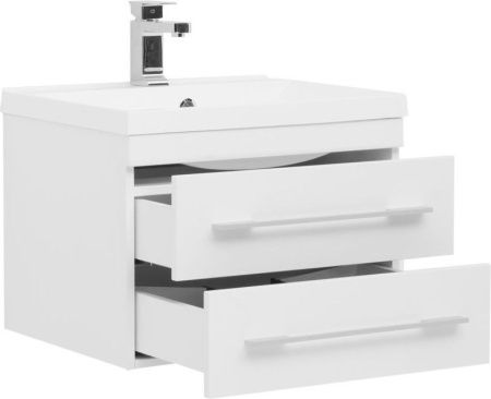 Тумба с раковиной Aquanet Нота 00287706 60х50 подвесная цвет белый