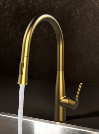 Смеситель для кухни Raiber RPG-011 на мойку золото