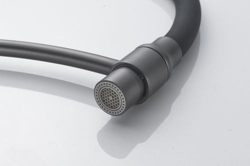 Смеситель для кухни Shevanik S743T-3 на мойку оружейная сталь/черный - фото 5