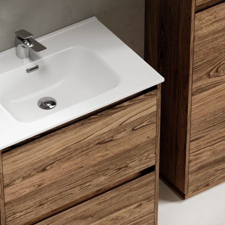 Тумба под раковину Sancos Libra Floor LB70FECH 70х50 напольная цвет коричневый