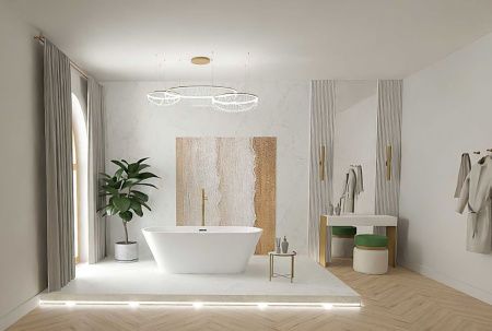 Ванна акриловая Aquatek ХОРСА AQ-5776 170х75 отдельностоящая овальная с ножками