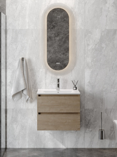 Тумба с раковиной Teymi Laina F16033 60х46х50 подвесная - фото 3