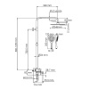 Душевая стойка WasserKRAFT Mindel 8500 A185.257.155.WM настенная цвет белый Душевая стойка WasserKRAFT Mindel 8500 A185.257.155.WM настенная цвет белый