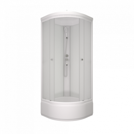 Душевая кабина Тритон Вельвет Щ0000064623 80х80 четверть круга с крышей ориентация универсальная