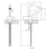 Смеситель Gessi Goccia 33607#147 на биде хром