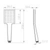 Душевая лейка LeMark LM8124C цвет хром