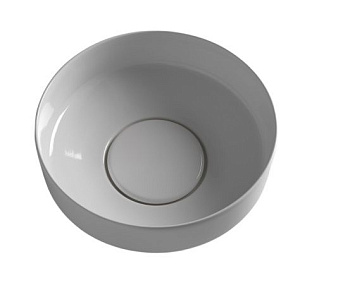 Раковина керамическая White Ceramic Was W100705 40х40 накладная цвет черный матовый