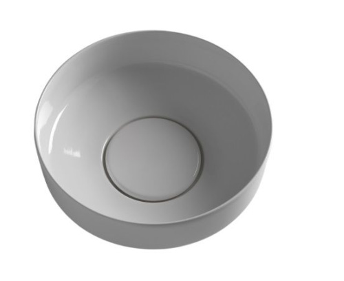 Раковина White Ceramic Was 40 см W100705 накладная цвет черный матовый