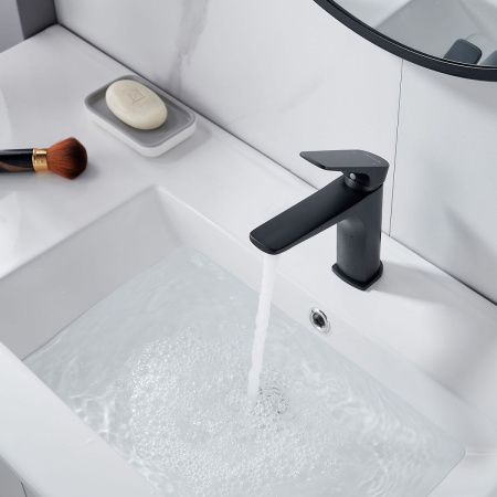 Смеситель Shevanik S4201H на раковину черный