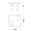 Спот Escada 20024Led 20024SMA/01LED WH