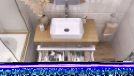 Тумба Velvex UNIT tpUNI.50.H27.Y-211 50х50 подвесная цвет белый